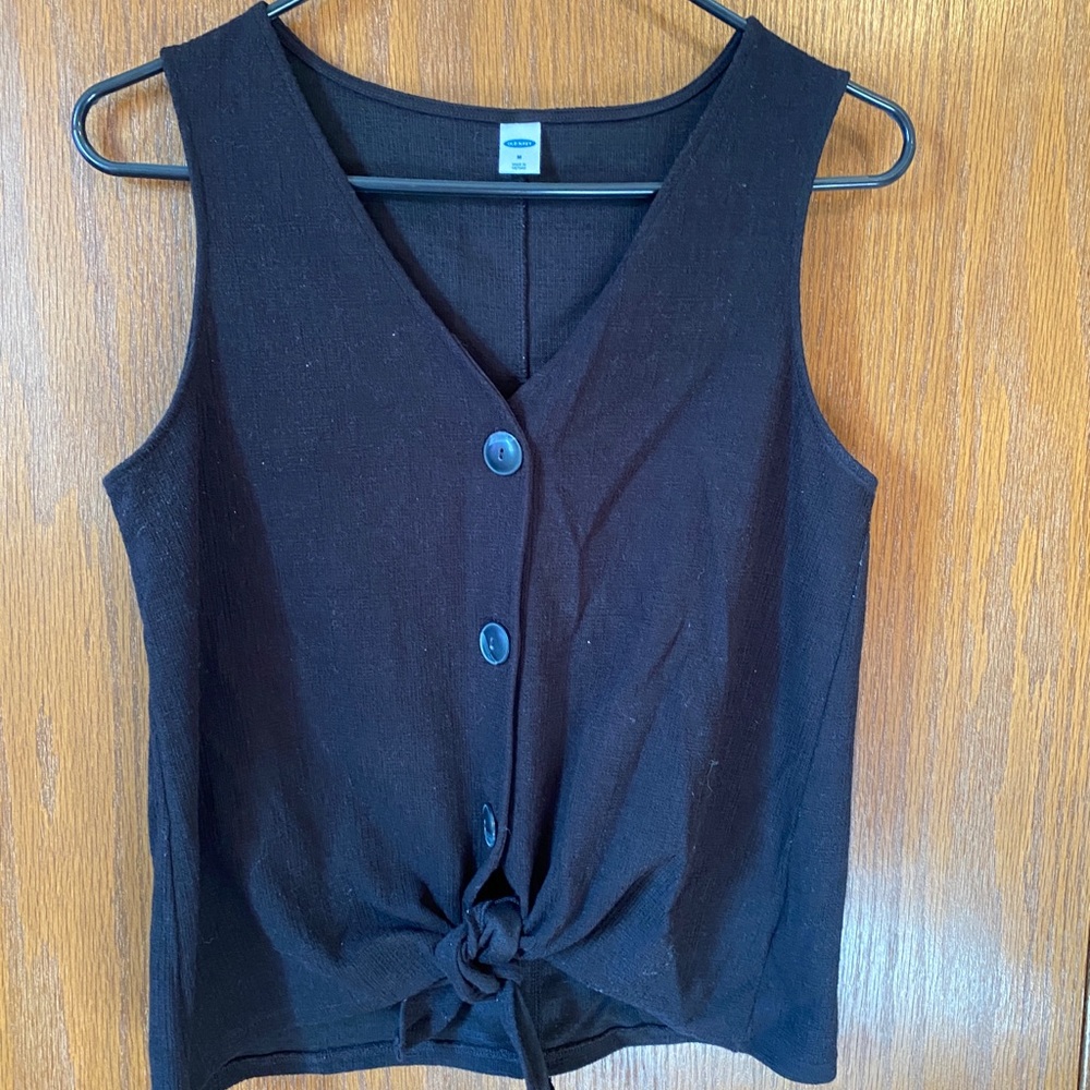 Old navy button down, tie front top